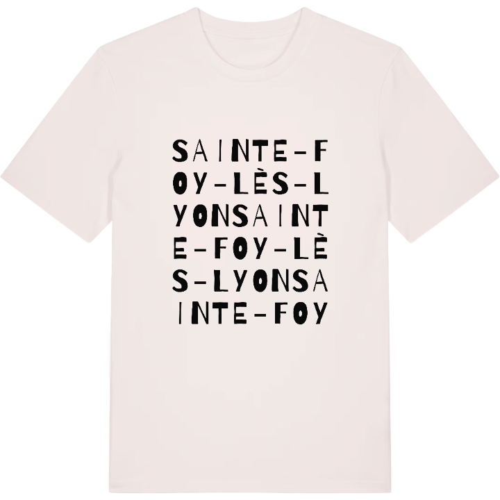 Sainte-Foy-lès-Lyon wordplay t-shirt – t-shirt from PinShirt