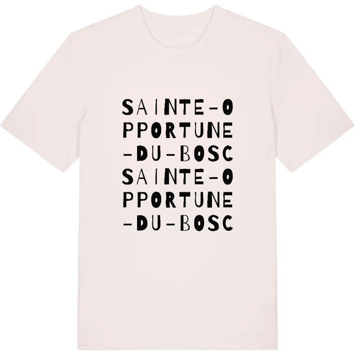 Sainte-Opportune-du-Bosc wordplay t-shirt – t-shirt from PinShirt