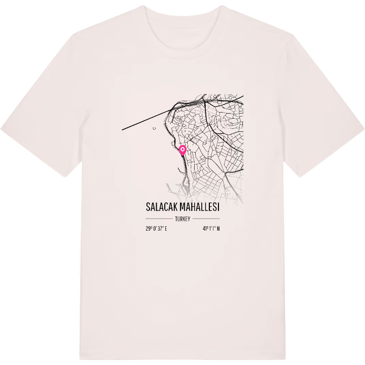 Salacak Mahallesi map t-shirt – t-shirt from PinShirt