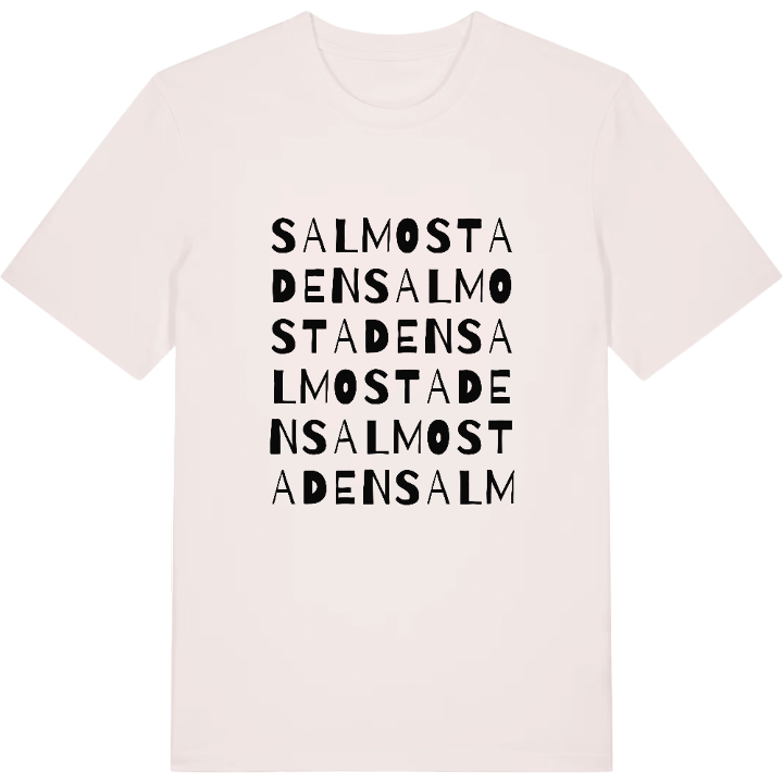 Salmostaden wordplay t-shirt – t-shirt from PinShirt