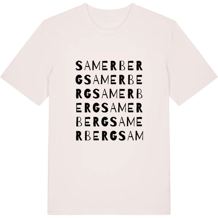 Samerberg wordplay t-shirt – t-shirt from PinShirt