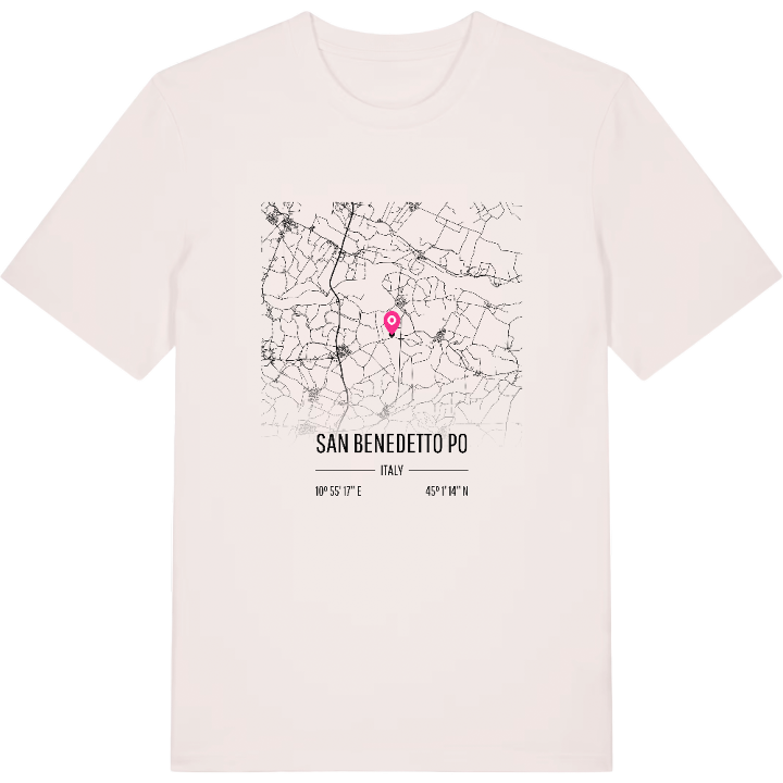 San Benedetto Po map t-shirt – t-shirt from PinShirt