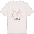 Sandslån karta t-shirt