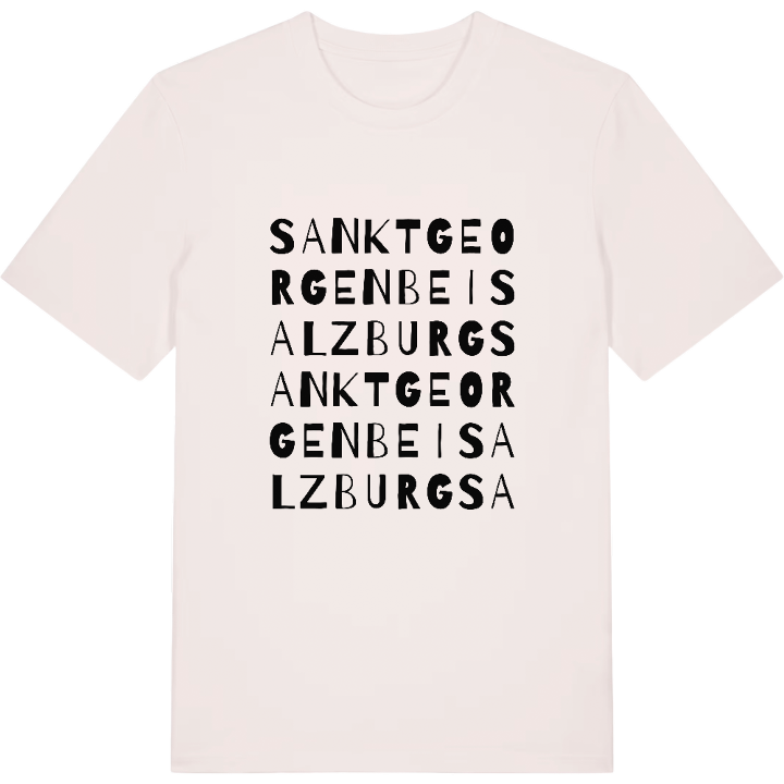 Sankt Georgen bei Salzburg wordplay t-shirt – t-shirt from PinShirt
