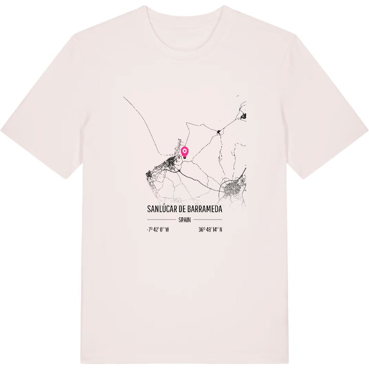 Sanlúcar de Barrameda map t-shirt – t-shirt from PinShirt