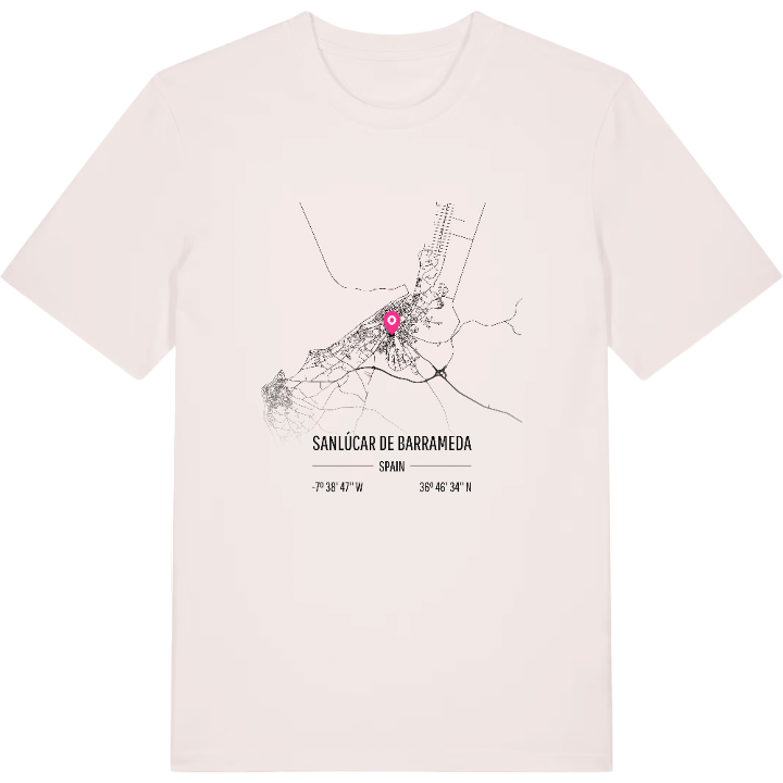 Sanlúcar de Barrameda map t-shirt – t-shirt from PinShirt