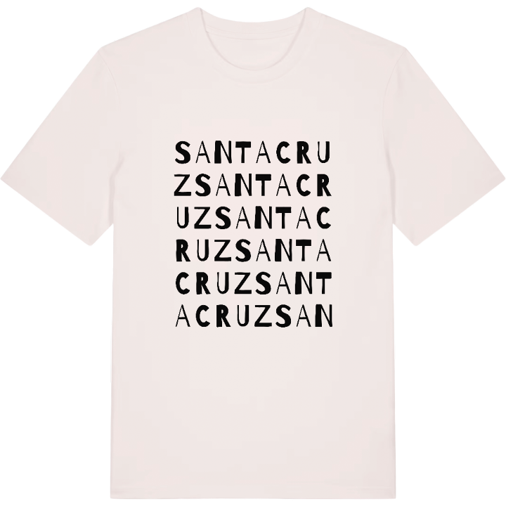 Santa Cruz wordplay t-shirt – t-shirt from PinShirt