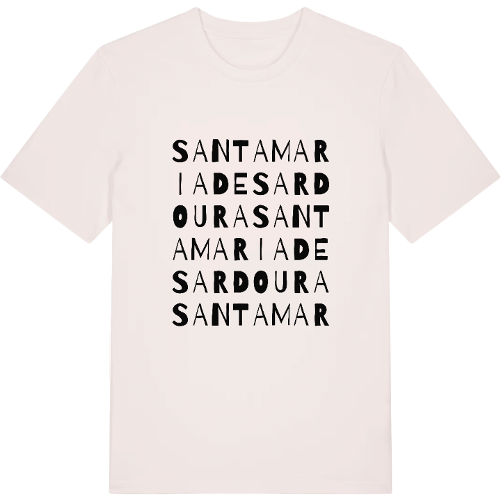 Santa Maria de Sardoura wordplay t-shirt – t-shirt from PinShirt