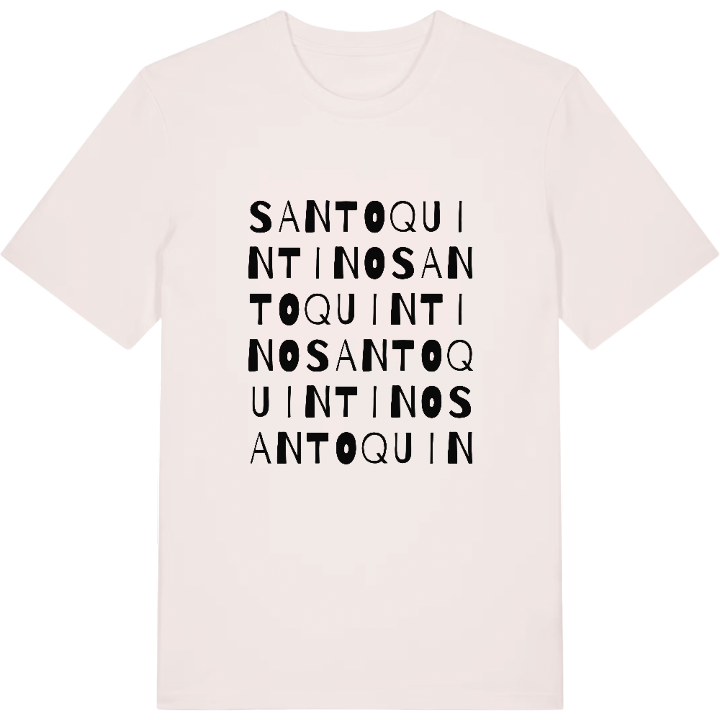 Santo Quintino wordplay t-shirt – t-shirt from PinShirt