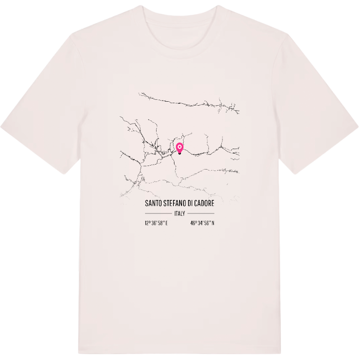 Santo Stefano di Cadore map t-shirt – t-shirt from PinShirt