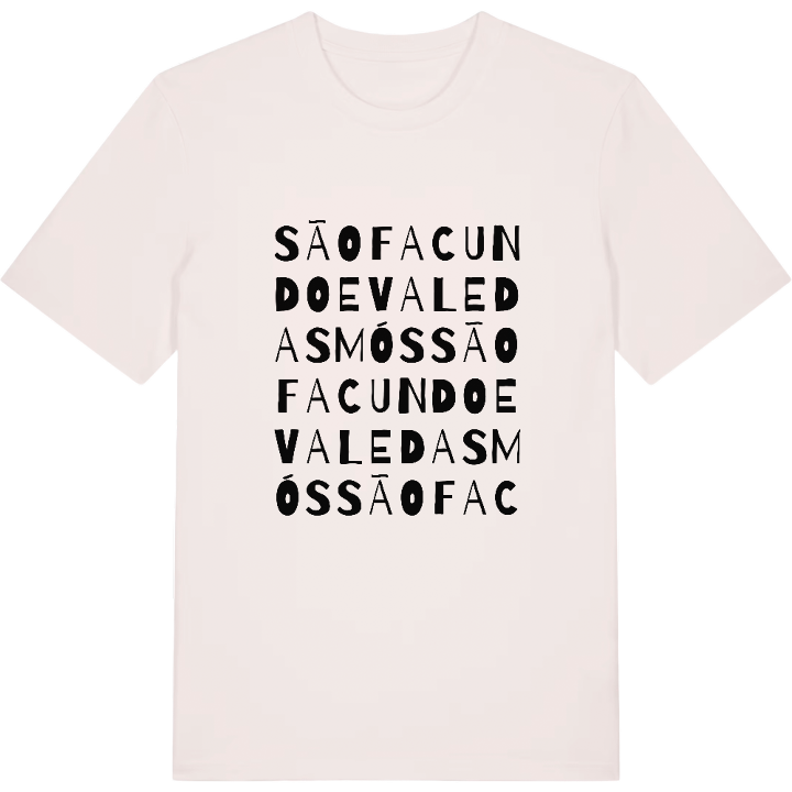 São Facundo e Vale das Mós wordplay t-shirt – t-shirt from PinShirt