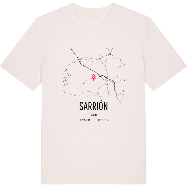 Sarrión map t-shirt – t-shirt from PinShirt