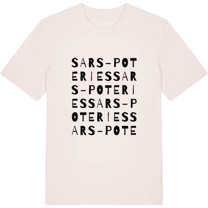 Sars-Poteries wordplay t-shirt – t-shirt from PinShirt
