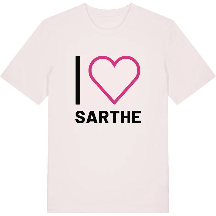 I love Sarthe t-shirt large print – t-shirt from PinShirt