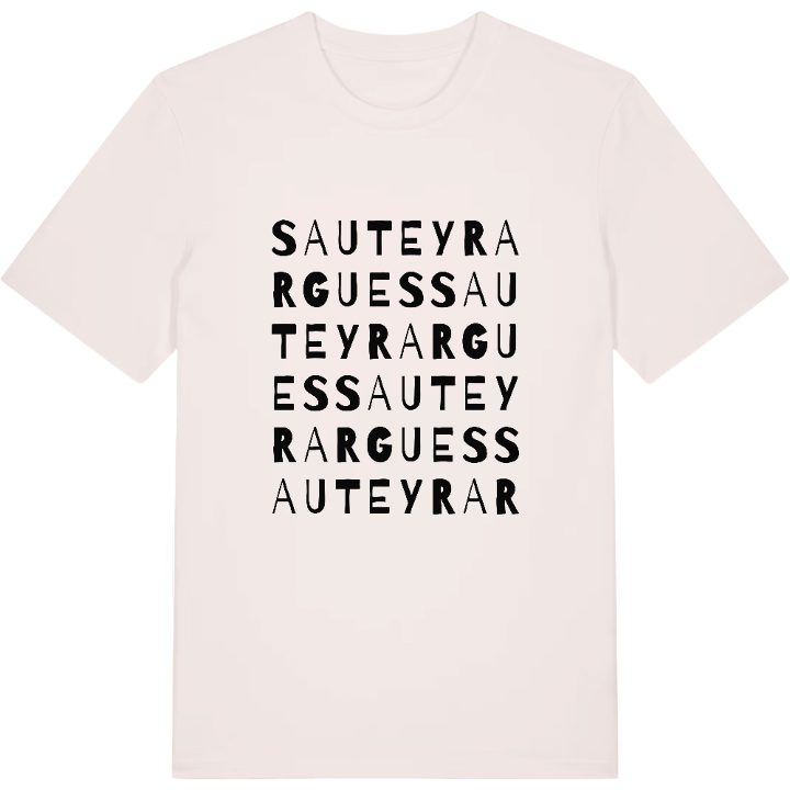 Sauteyrargues wordplay t-shirt – t-shirt from PinShirt