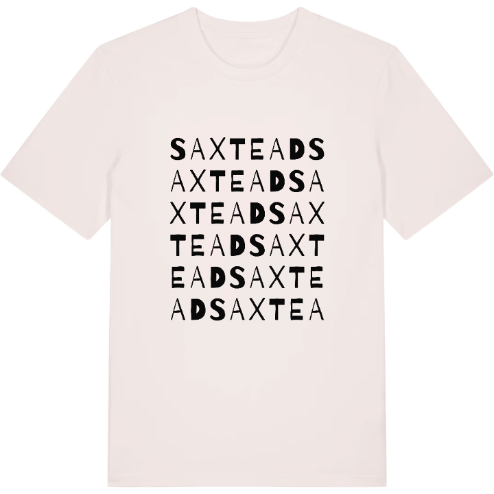 Saxtead wordplay t-shirt – t-shirt from PinShirt
