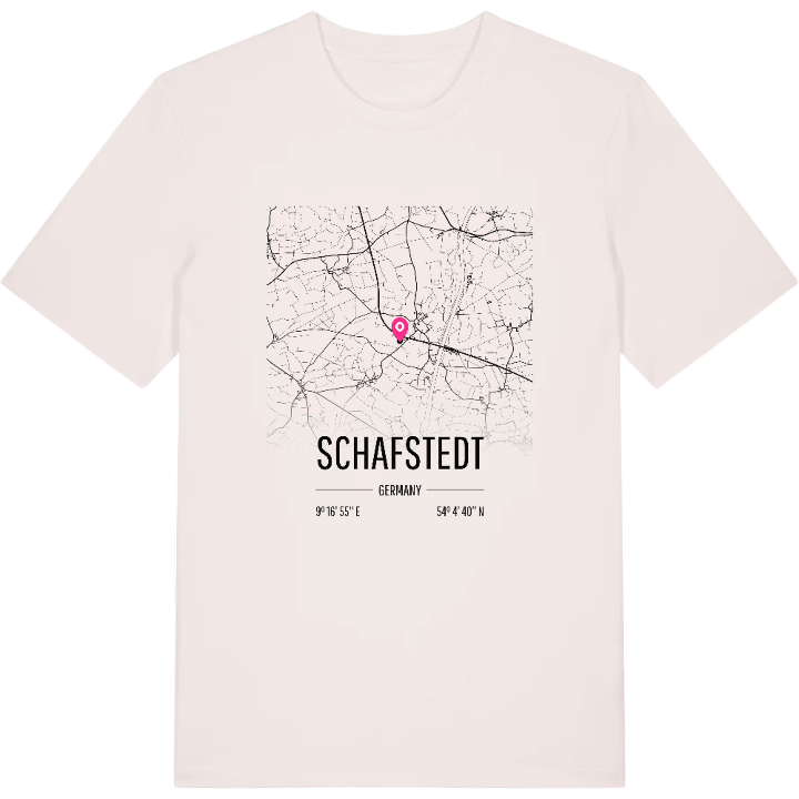 Schafstedt map t-shirt – t-shirt from PinShirt