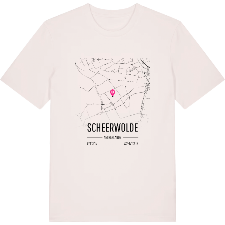 Scheerwolde map t-shirt – t-shirt from PinShirt