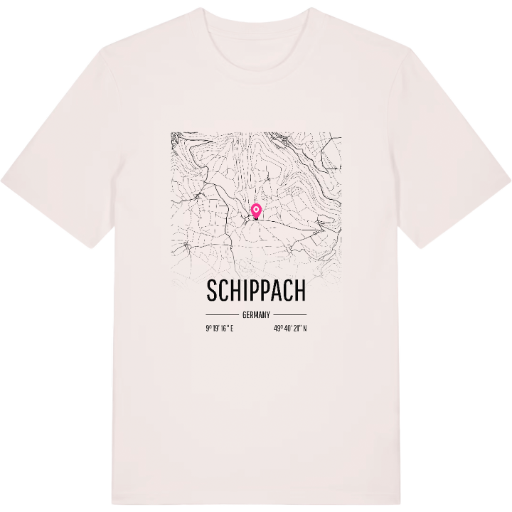 Schippach map t-shirt – t-shirt from PinShirt
