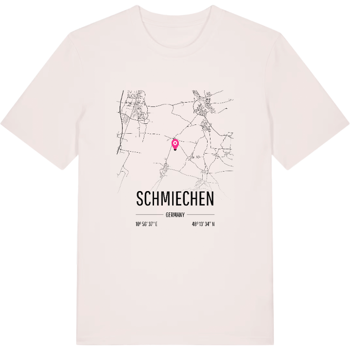 Schmiechen map t-shirt – t-shirt from PinShirt