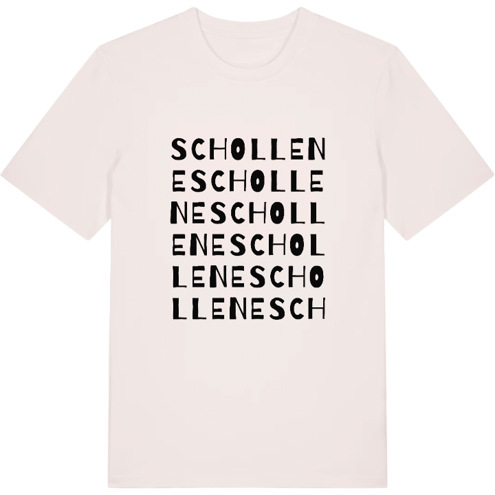 Schollene wordplay t-shirt – t-shirt from PinShirt