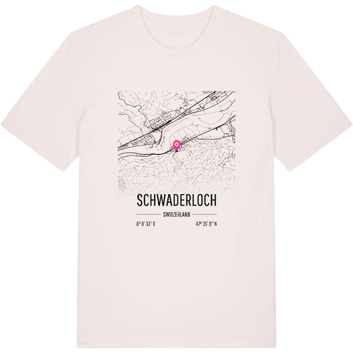 Schwaderloch map t-shirt – t-shirt from PinShirt