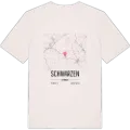 Schwarzen map t-shirt