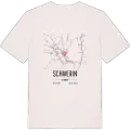 Schwerin karta t-shirt