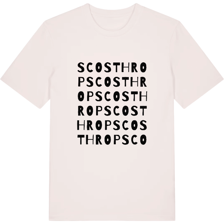 Scosthrop wordplay t-shirt – t-shirt from PinShirt