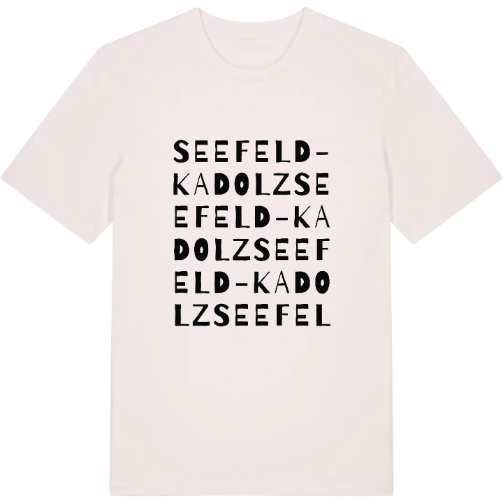 Seefeld-Kadolz wordplay t-shirt – t-shirt from PinShirt