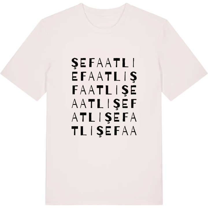 Şefaatli wordplay t-shirt – t-shirt from PinShirt