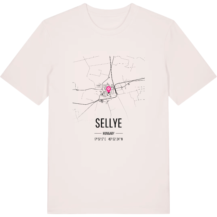 Sellye map t-shirt – t-shirt from PinShirt