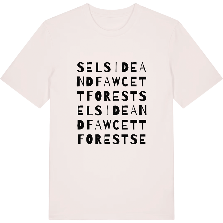 Selside and Fawcett Forest wordplay t-shirt – t-shirt from PinShirt