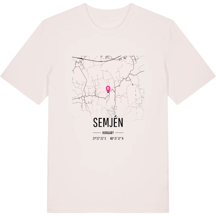 Semjén map t-shirt – t-shirt from PinShirt