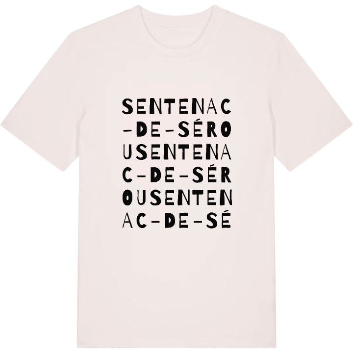 Sentenac-de-Sérou wordplay t-shirt – t-shirt from PinShirt