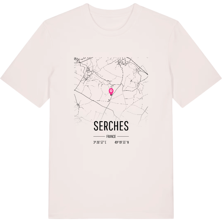 Serches map t-shirt – t-shirt from PinShirt