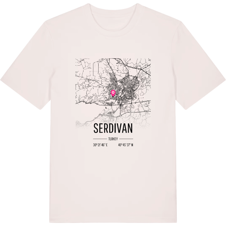 Serdivan map t-shirt – t-shirt from PinShirt