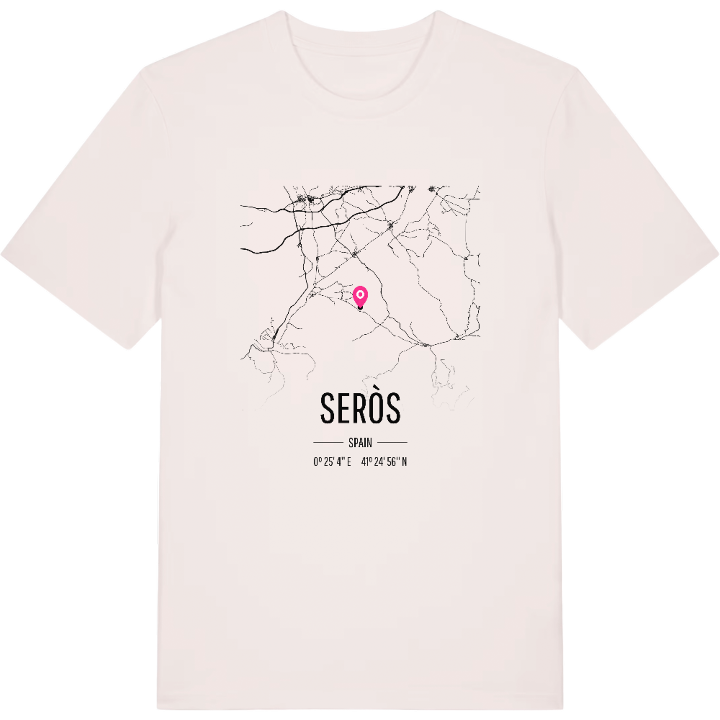 Seròs map t-shirt – t-shirt from PinShirt