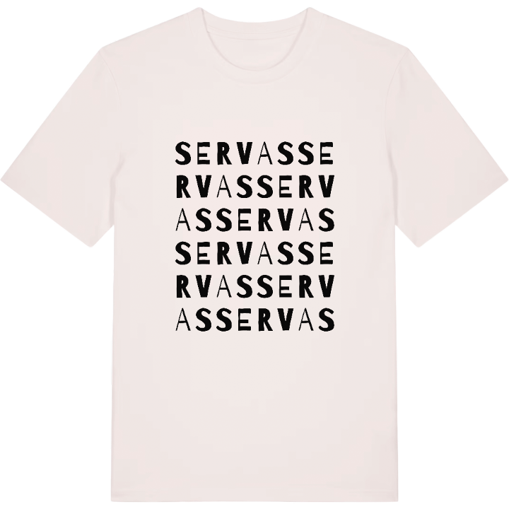 Servas wordplay t-shirt – t-shirt from PinShirt