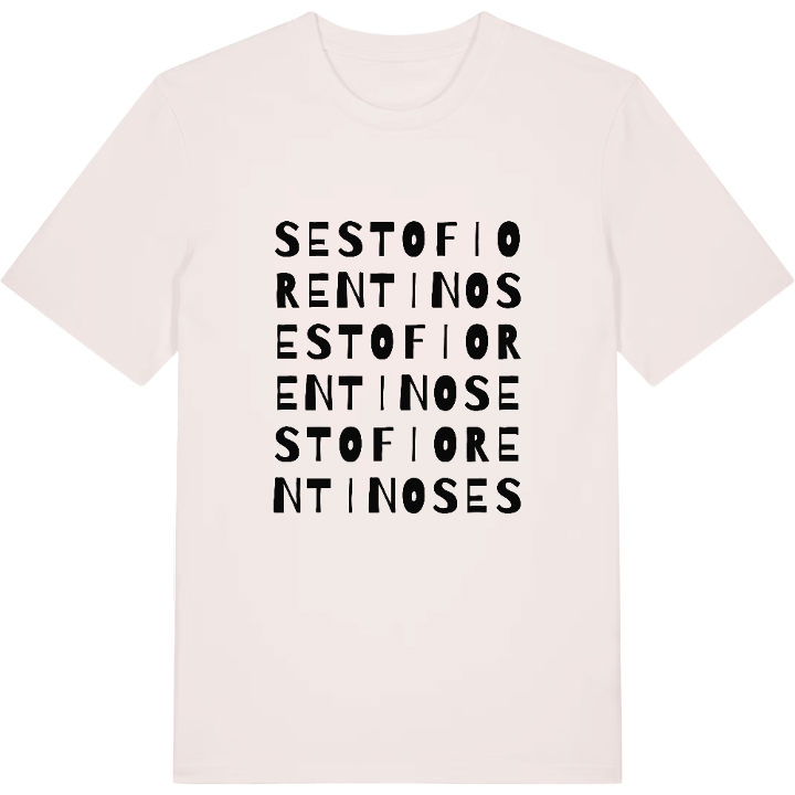 Sesto Fiorentino wordplay t-shirt – t-shirt from PinShirt