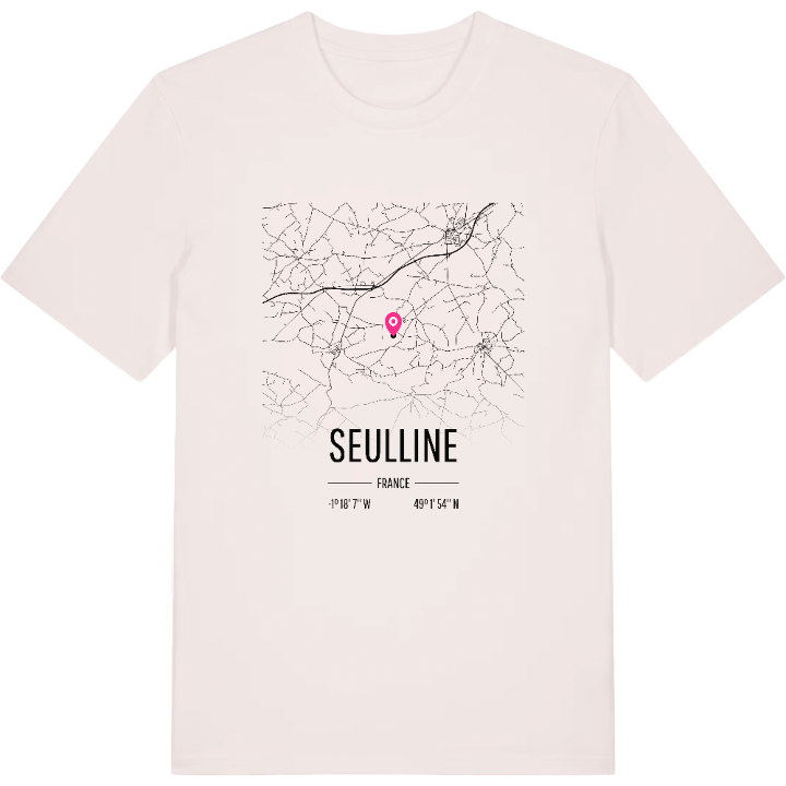 Seulline map t-shirt – t-shirt from PinShirt