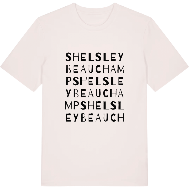 Shelsley Beauchamp wordplay t-shirt – t-shirt from PinShirt