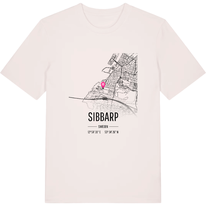 Sibbarp map t-shirt – t-shirt from PinShirt