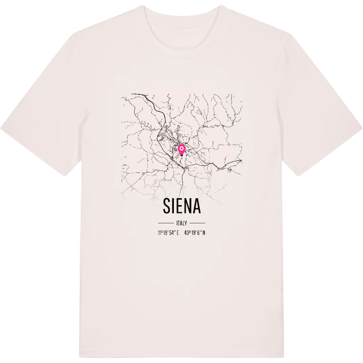 Siena map t-shirt – t-shirt from PinShirt