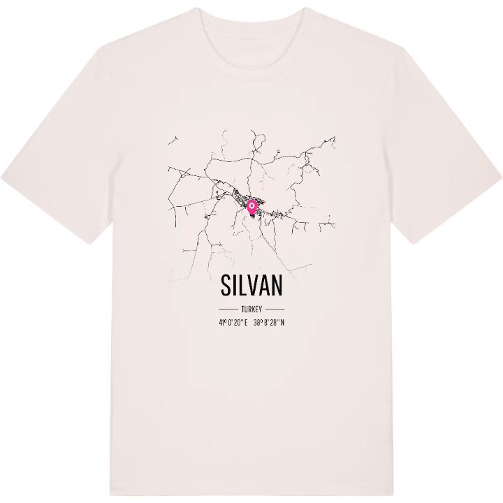 Silvan map t-shirt – t-shirt from PinShirt