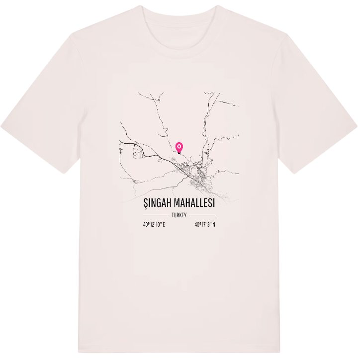Şingah Mahallesi map t-shirt – t-shirt from PinShirt