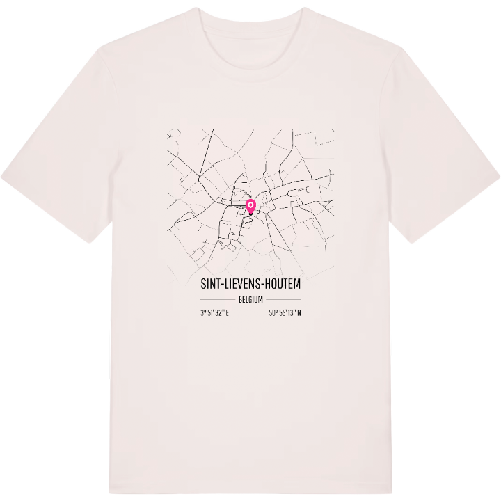 Sint-Lievens-Houtem map t-shirt – t-shirt from PinShirt