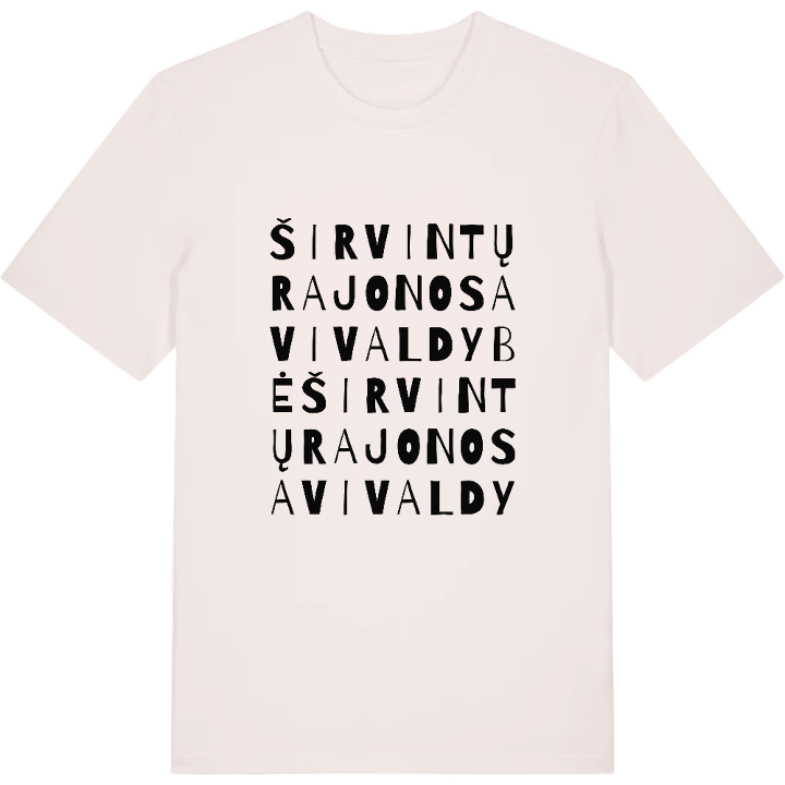 Širvintų rajono savivaldybė wordplay t-shirt – t-shirt from PinShirt