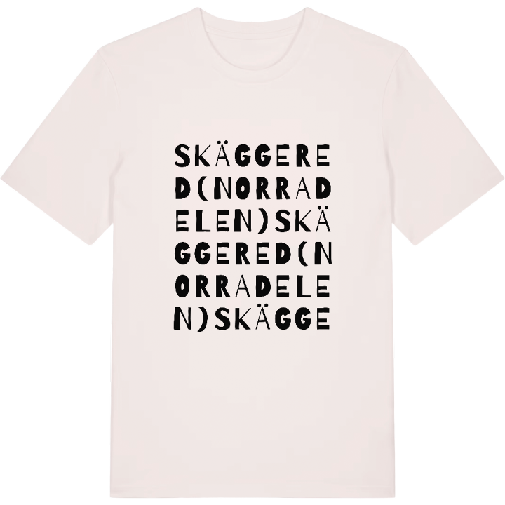 Skäggered (norra delen) wordplay t-shirt – t-shirt from PinShirt