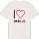 I love Skälle t-shirt large print